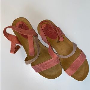 Inter-Bios Leather sandals w Velcro strap